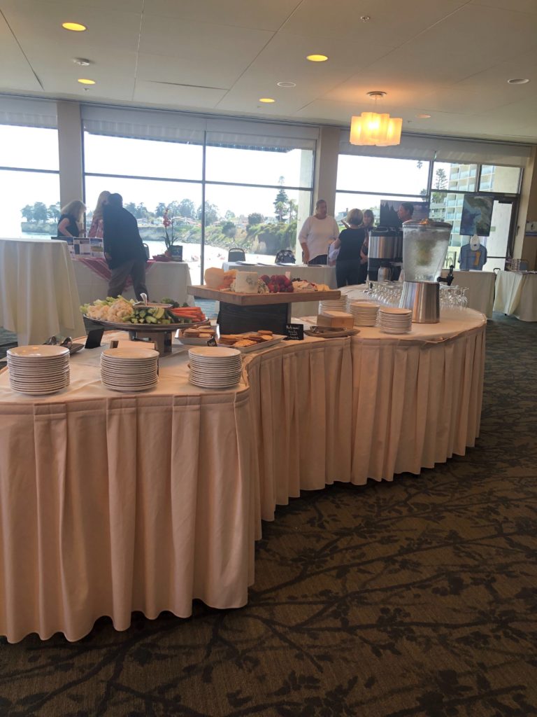 delicious food offered at the pacific harbor travel expo at the dream inn