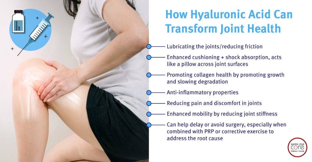 How hyaluronic acid can transform joint health