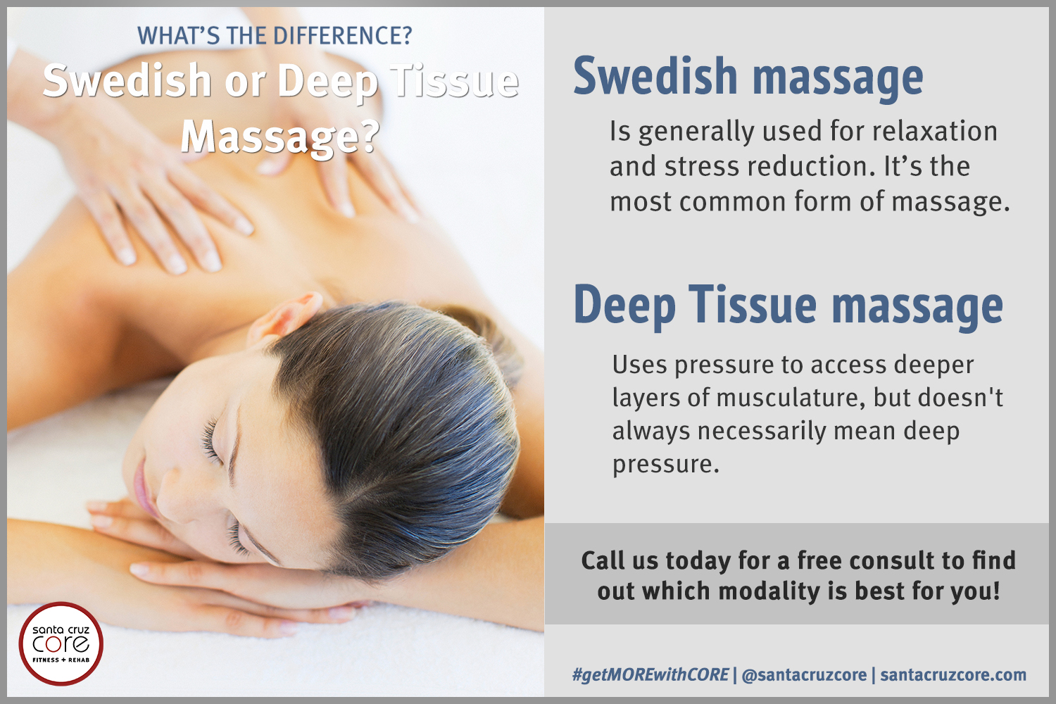 Swedish/Relaxation Massage