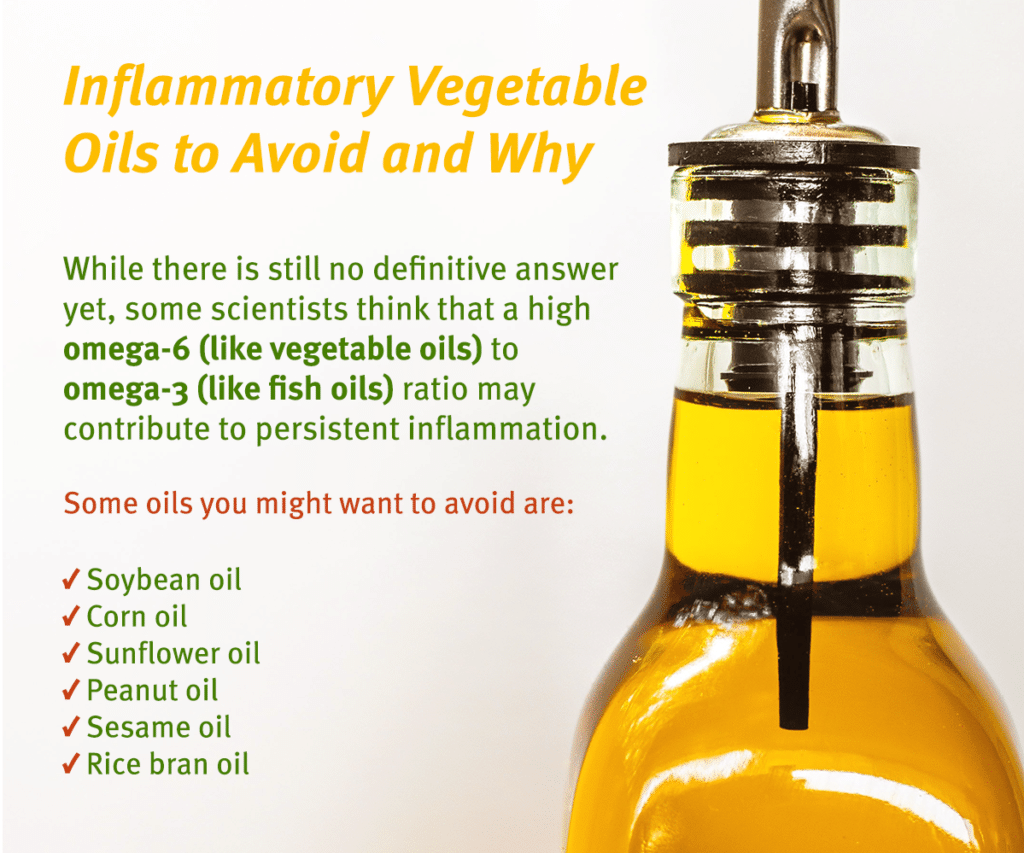 Inflammatory vegetable oils
