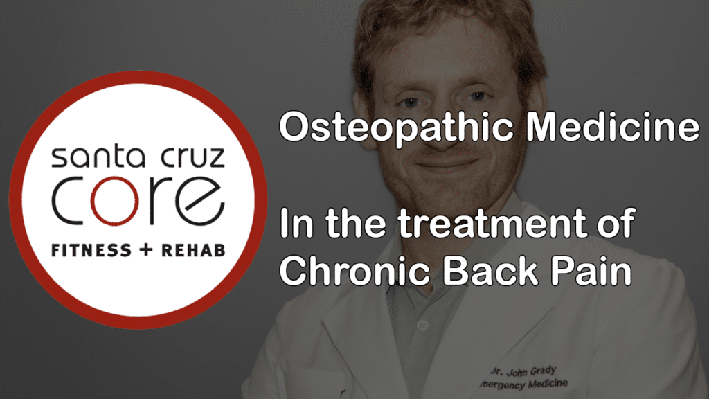Osteopathic Medicine for Chronic Back Pain
